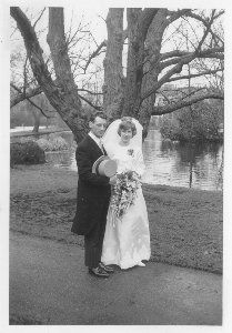 Trouwfoto, jan 1967 - Marriage photograph, jan 1967